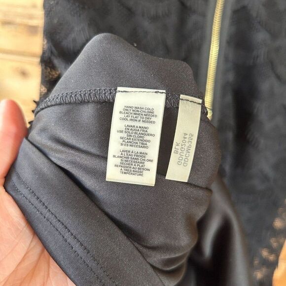 NWT Guess Los Angeles‎ 10 Black Sleeveless Shift Dress - Picture 9 of 10